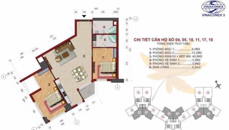 Cực hiếm ! Bán gấp căn góc 2n2vs 73m2 tòa CT1 Vinaconex 3 nội thất xịn giá 3tỉ đối diện BHXHVN